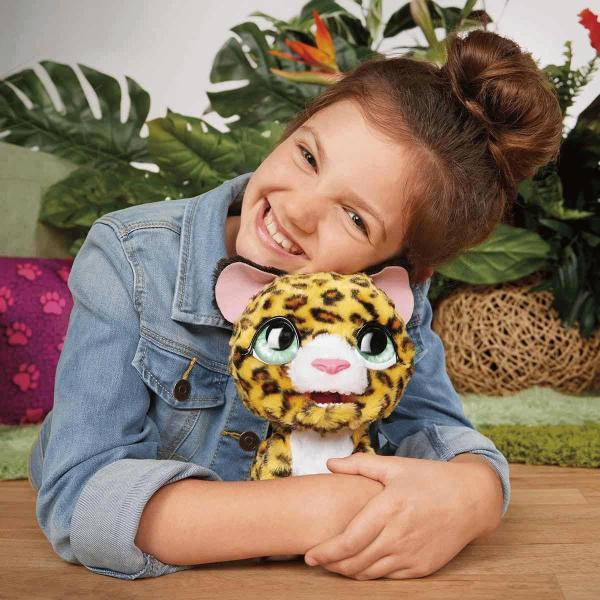 Pelucia Interativa Lolly Leopardo FurReal Lil'Wilds c/ Som - Sunny Brinquedos Imagem de Pelucia Interativa Lolly Leopardo FurReal Lil'Wilds c/ Som
