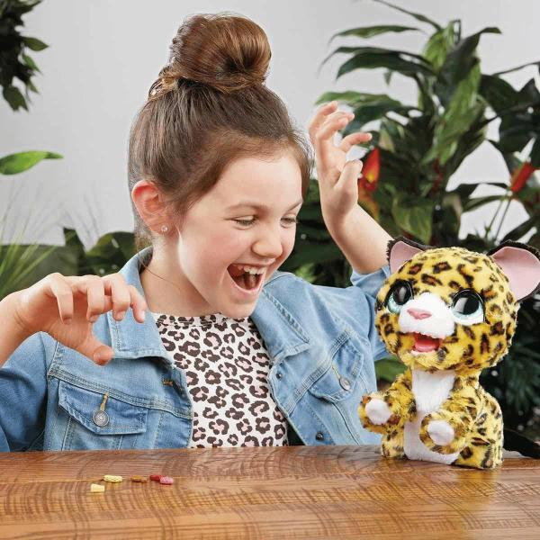 Pelucia Interativa Lolly Leopardo FurReal Lil'Wilds c/ Som - Sunny Brinquedos Imagem de Pelucia Interativa Lolly Leopardo FurReal Lil'Wilds c/ Som