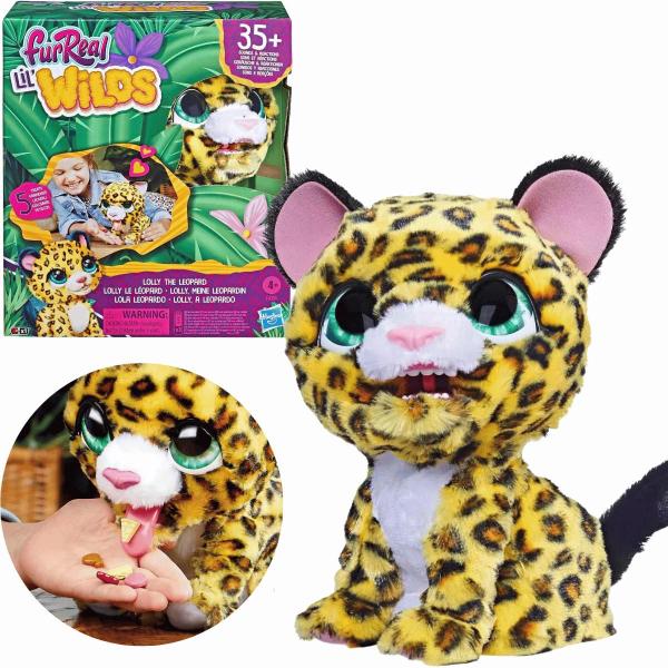 Pelucia Interativa Lolly Leopardo FurReal Lil'Wilds c/ Som - Sunny Brinquedos Imagem de Pelucia Interativa Lolly Leopardo FurReal Lil'Wilds c/ Som