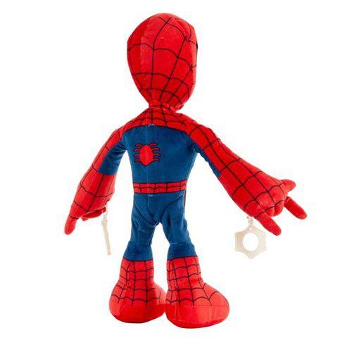 Imagem de Pelúcia Interativa Marvel Homem Aranha Balançando Pela Cidade de 34Cm - Com Luz Som e Movimento - Mattel - HHW54