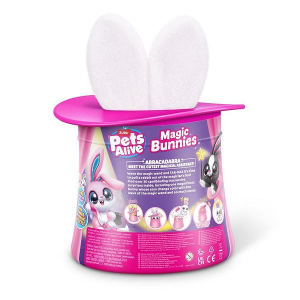 Imagem de Pelúcia Interativa Pets Alive, Candide, Magic Bunnies Branco