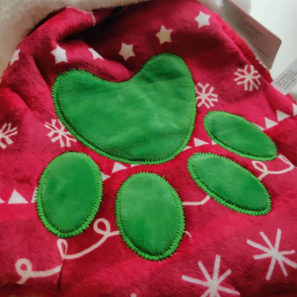 Imagem de Pelucia Kong Holiday Stocking Paw Brinquedo Meia Recheavel Para Cachorro