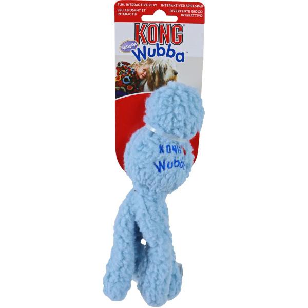 Imagem de Pelúcia Kong Wubba Snugga Brinquedo para Cães e Gatos Pequeno - Azul