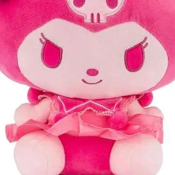 Imagem de Pelúcia Kuromi Rosa 30 cm Hello Kitty e Seus amigos 03872C - Sunny