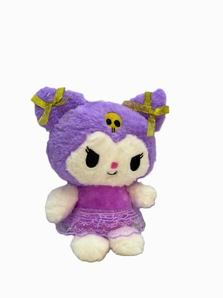 Imagem de Pelúcia Kuromi Sanrio 20cm Fofura e Estilo Desenho