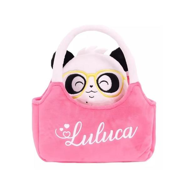 Pelúcia Luluca Panda Na Bolsinha De Óculos Fun Divirta-Se Óc Imagem de Pelúcia Luluca Panda Na Bolsinha De Óculos Fun Divirta-Se Óc