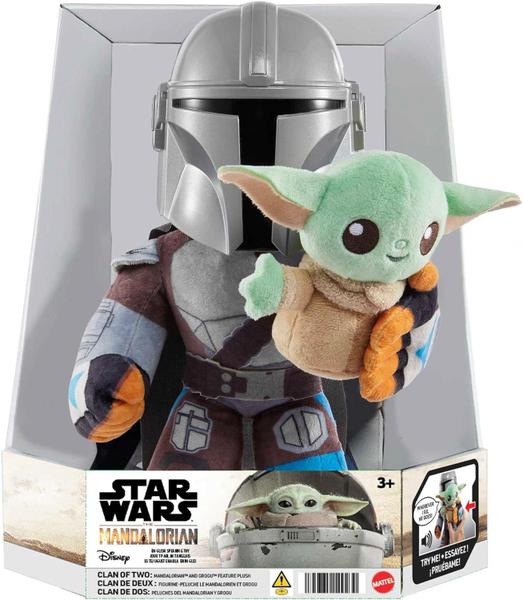 Imagem de Pelucia Mandalorian e Grogu c/som Star Wars Mattel HPC19