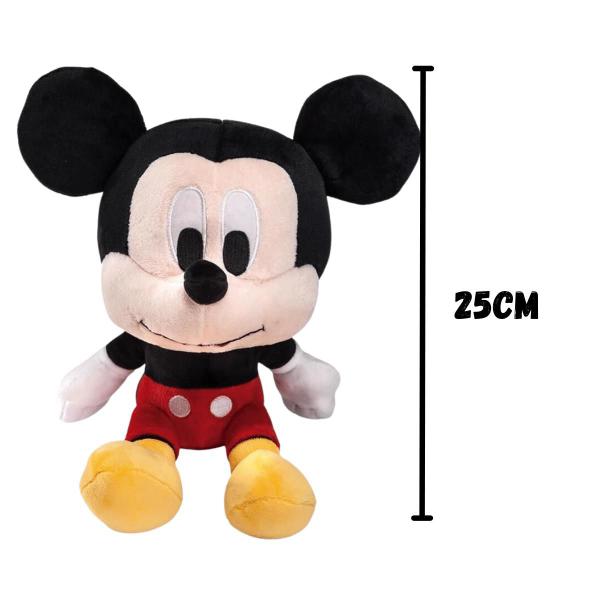 Pelúcia Mickey Mouse Big Head Disney 25cm Fun F00019 - Fun Divirta-se Imagem de Pelúcia Mickey Mouse Big Head Disney 25cm Fun F00019