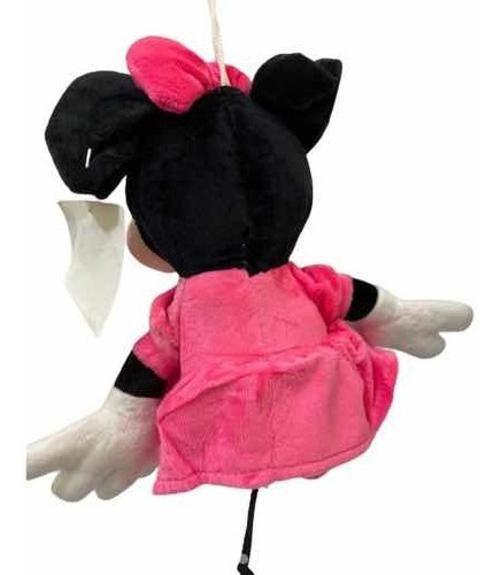 Imagem de Pelúcia Mini Minnie Vestido Rosa 28Cm