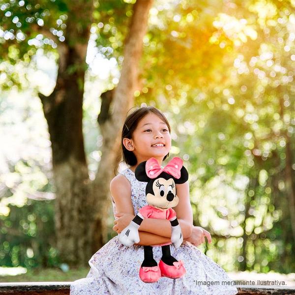 Imagem de Pelúcia Minnie com Mecanismo Luz e Som 40cm BR1512 - Multikids