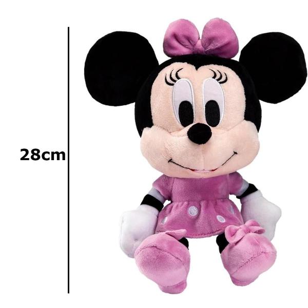 Imagem de Pelúcia Minnie Mouse Big Head 28cm Disney Fun Divirta-se