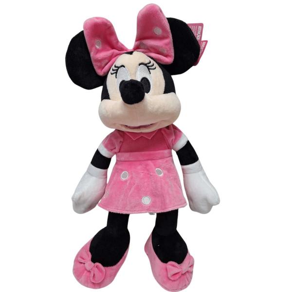 Imagem de Pelúcia Minnie Mouse Rosa 44Cm Com Som E Luz 2M+ Multikids