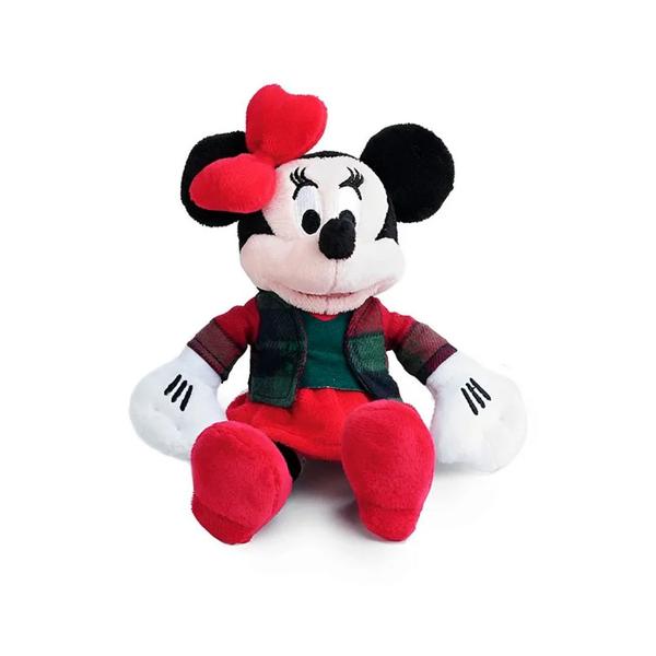 Imagem de Pelúcia Minnie Natalina com Roupa Xadrez 32cm 1054480 - Cromus