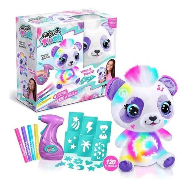 Pelúcia Panda Para Pintar Style 4 Ever Airbrush F0115-4 - Fun - Fun Divirta-se Imagem de Pelúcia Panda Para Pintar Style 4 Ever Airbrush F0115-4 - Fun