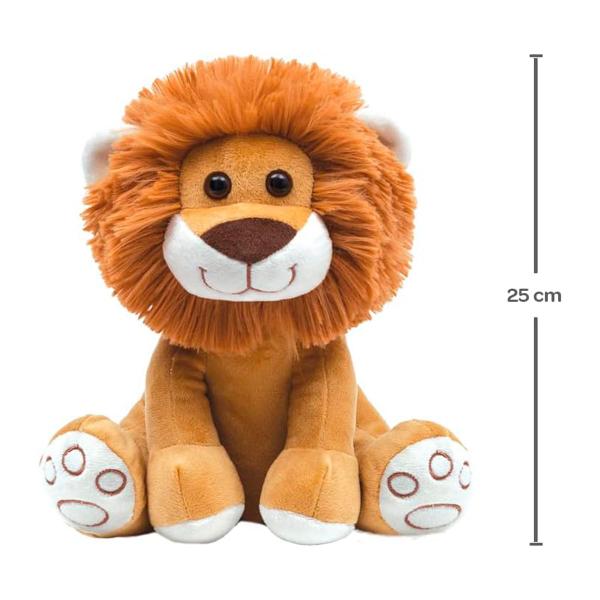 Pelucia Para Bebê Meu Leaozinho Caramelo Antialergico 25cm - Buba Imagem de Pelucia Para Bebê Meu Leaozinho Caramelo Antialergico 25cm - Buba