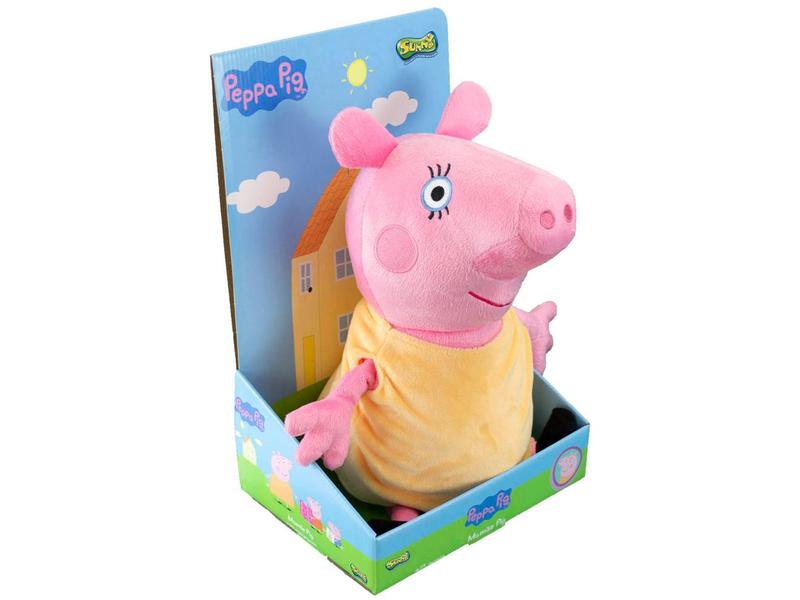 Pelúcia Peppa Pig Mamãe Sunny Brinquedos Imagem de Pelúcia Peppa Pig Mamãe Sunny Brinquedos