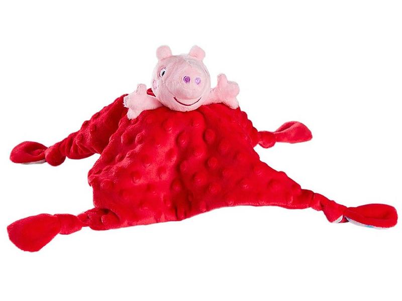 Pelúcia Peppa Pig Minha Primeira Pelúcia Mantinha - Sunny Brinquedos Imagem de Pelúcia Peppa Pig Minha Primeira Pelúcia Mantinha