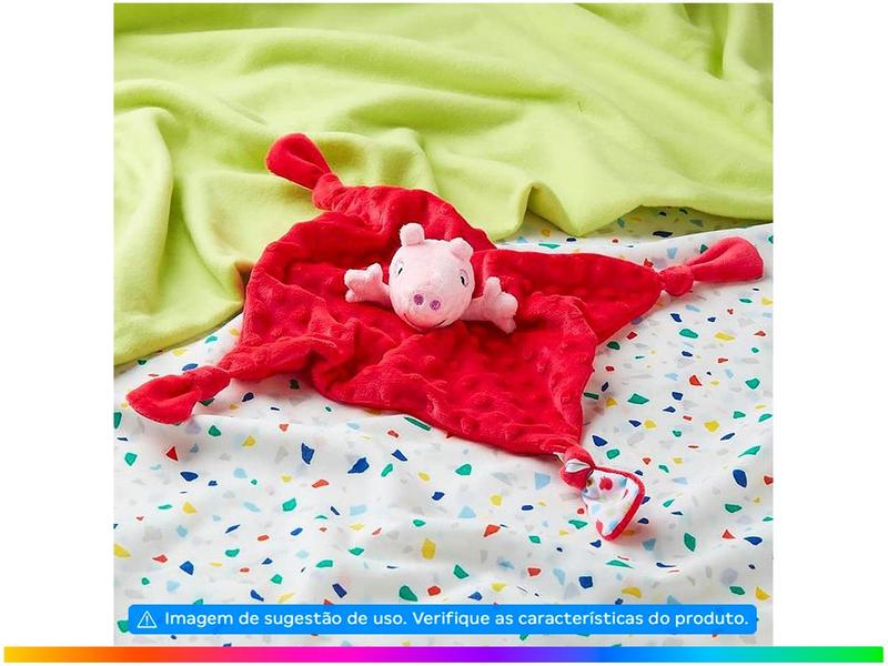 Pelúcia Peppa Pig Minha Primeira Pelúcia Mantinha - Sunny Brinquedos Imagem de Pelúcia Peppa Pig Minha Primeira Pelúcia Mantinha