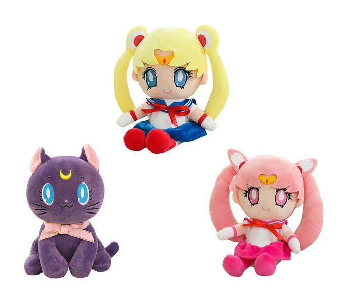 Imagem de Pelucia sailor moon luna chibi moon anime