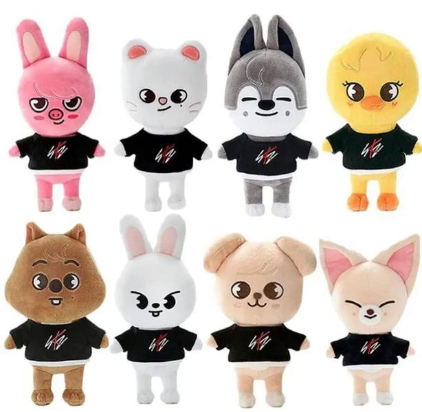 Pelúcia Skzoo Personagem Foxi.Ny Stray Kids Cartoon 20cm - Pelúcia