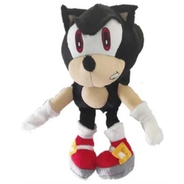 Imagem de Pelúcia Sonic Preto 35cm