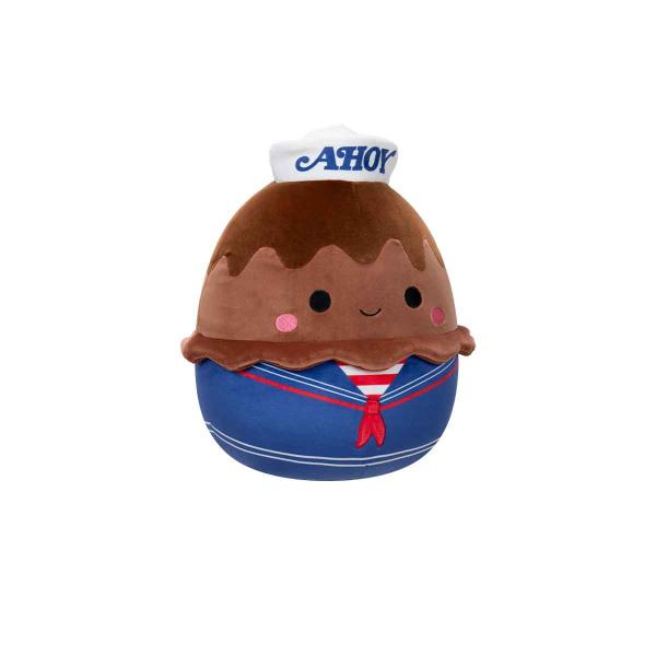Pelúcia Sorvete Chocolate Stranger Things 20cm Squishmallows Imagem de Pelúcia Sorvete Chocolate Stranger Things 20cm Squishmallows