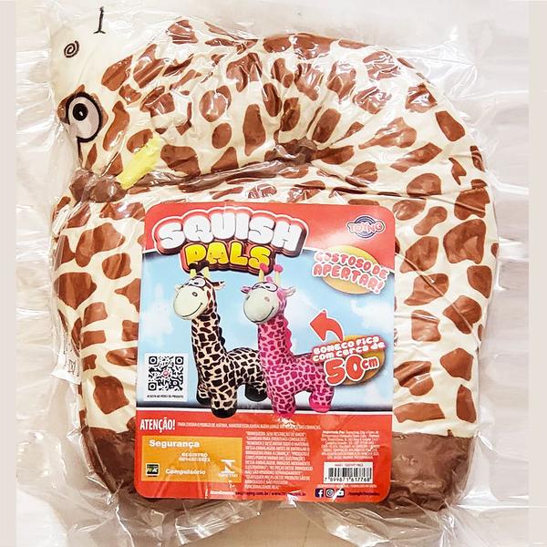 Imagem de Pelúcia Squish Pals Girafa Aumenta De Tamanho Toyng