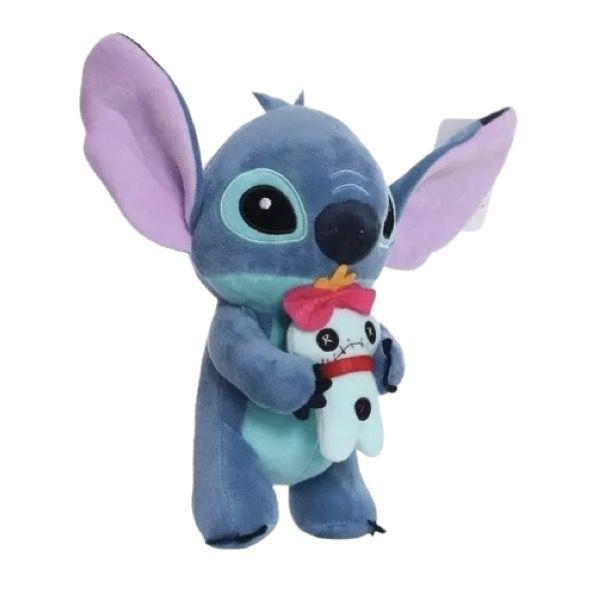 Imagem de Pelúcia Stitch com Xepa em Pé Disney 24cm Lilo Angel