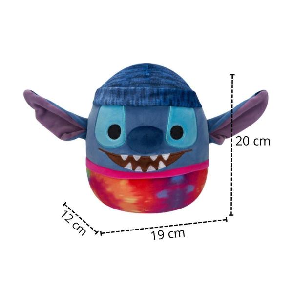 Imagem de Pelúcia Stitch Squishmallows Tie-Dye 20Cm ul Plush Sunny