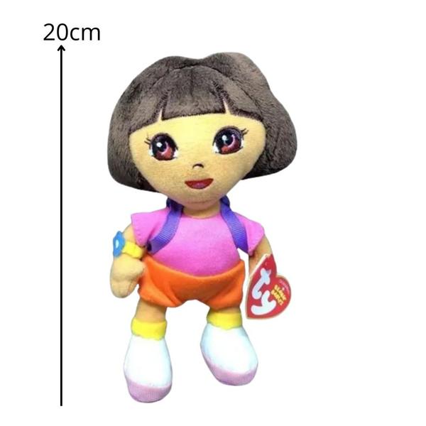 Imagem de Pelucia Ty Beanie Babies Dora Aventureira 20cm 3718