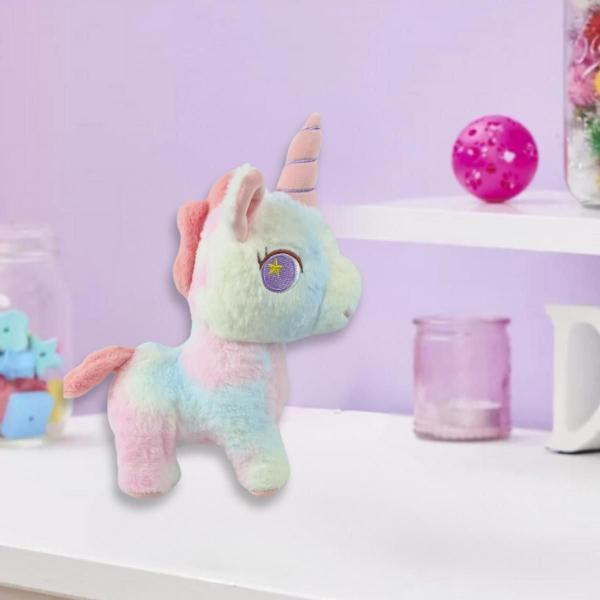 Imagem de Pelúcia Unicornio Cores Divertidas Brinquedo Fofo - Castela 