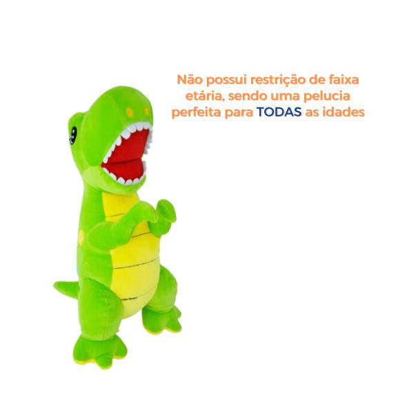 Imagem de Pelúcia Urso Dinossauro Rex Kids: Amigos do Coração DM Toys