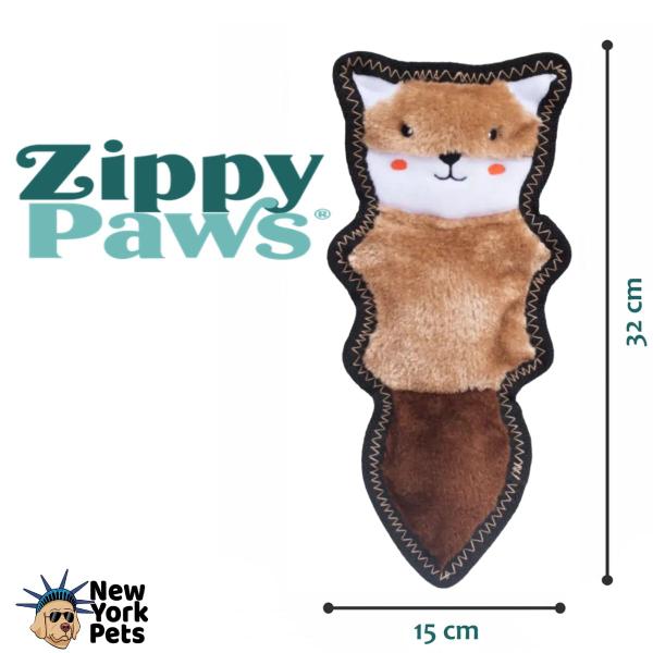 Imagem de Pelucia Z-Stitch Skinny Peltz Chipmunk Brinquedo Com Apito ZippyPaws Esquilo para Cachorro