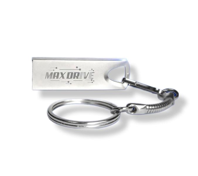 Imagem de Pen drive 16GB metal com chaveiro prateado kit com 10 unidades