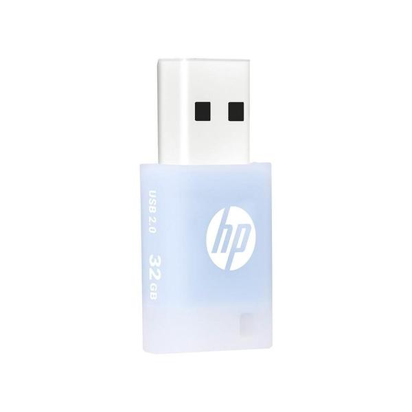 Imagem de Pen Drive 32GB HP v168, USB 2.0, Flash Drive, Azul Claro - HPFD168B-32