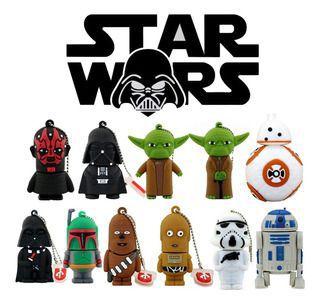 Imagem de Pen Drive 32gb Personalizado Star Wars Guerra Nas Estrelas