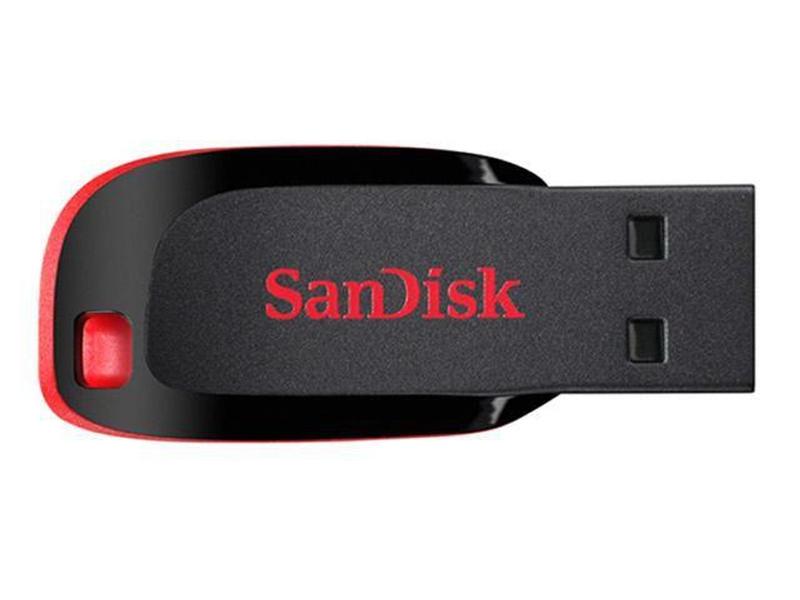 Imagem de Pen Drive 32GB SanDisk Cruzer Blade - USB 2.0 - c/software secure access