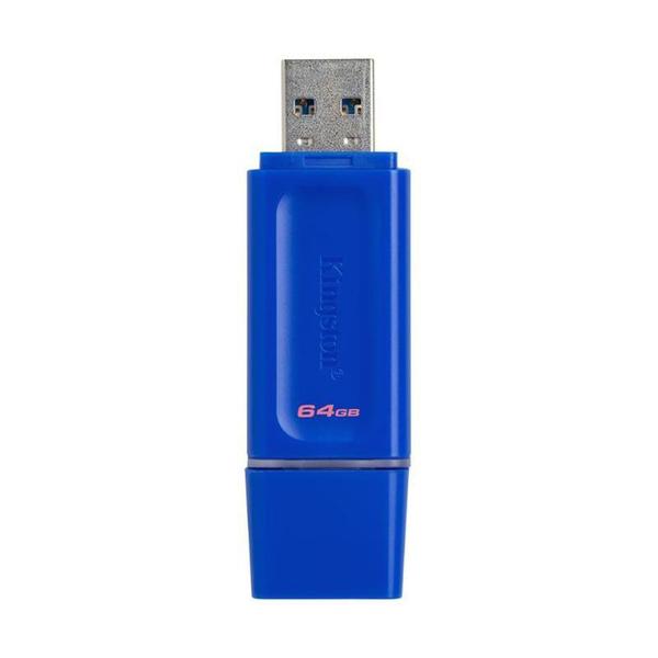 Imagem de Pen drive 64gb kingston datatraveler exodia usb 3.2 - azul