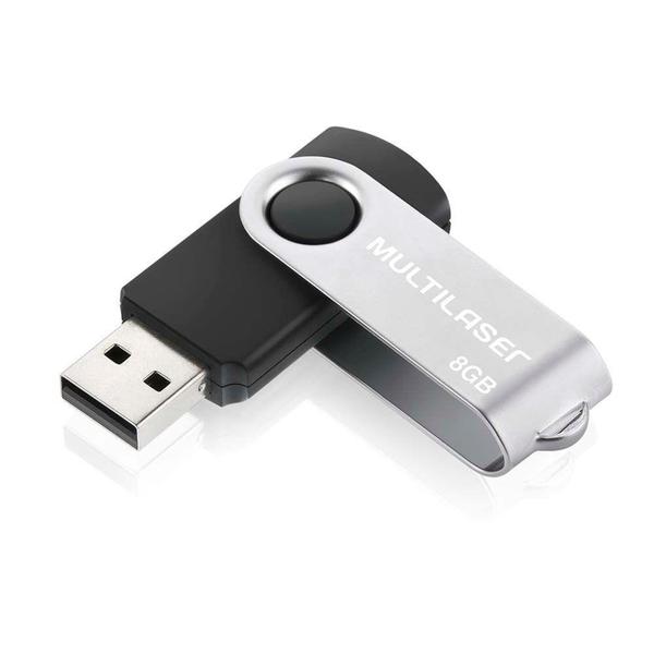 Imagem de Pen Drive 8 Gb - Twist Rosa Distri - Pd203 - Multilaser