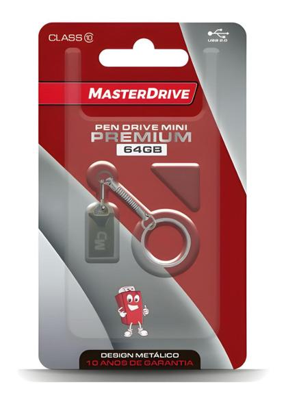 Imagem de Pen Drive Chaveiro Mini Premium USB 2.0 MasterDrive Original