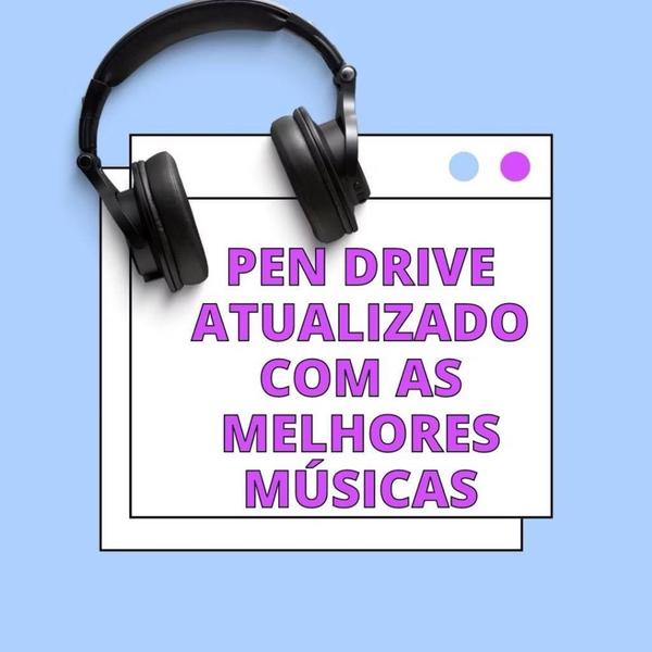 Imagem de pen drive com músicas gravadas diversas pendrive gravado géneros