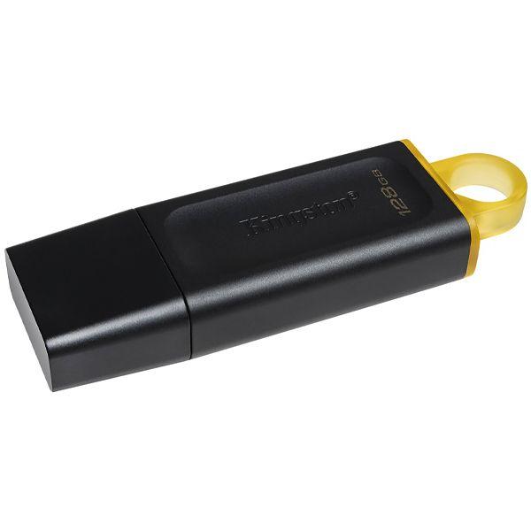 Imagem de Pen Drive de 128GB Kingston Datatraveler Exodia DTX USB 3.2 - Preto/Amarelo