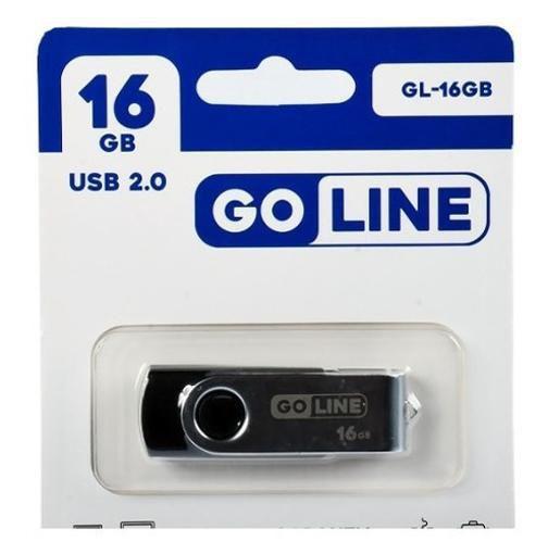 Imagem de Pen Drive De 16Gb Goline Gl-16Gb Usb 2.0 - Preto / Prata