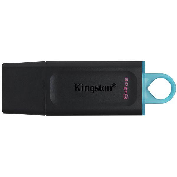 Imagem de Pen Drive de 64GB Kingston Datatraveler Exodia DTX USB 3.2 - Preto/Azul