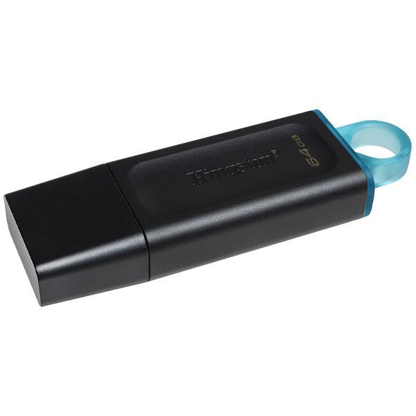 Imagem de Pen Drive de 64GB Kingston Datatraveler Exodia DTX USB 3.2 - Preto/Azul