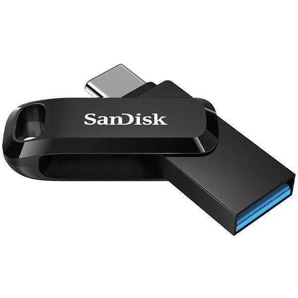 Imagem de Pen Drive de 64GB Sandisk Ultra Dual Drive SDDDC3-064G-G46 USB-C - Preto