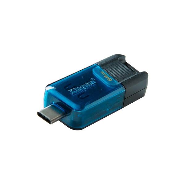 Imagem de Pen Drive Kingston 64GB USB 3.2 Geração1 USB-C DT80M/64GBi