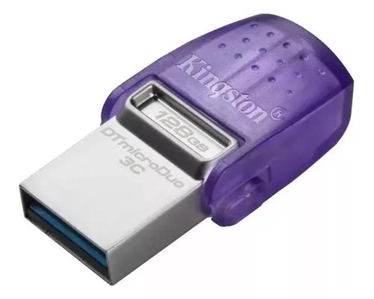 Imagem de Pen Drive Kingston Datatraveler Microduo 3c De 128gb Usb 3.2