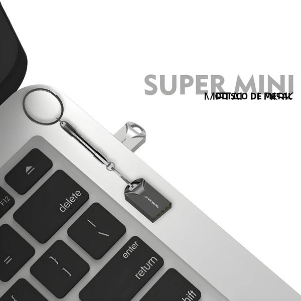 Imagem de Pen Drive Mini USB 2.0 com Chaveiro - 4GB, 8GB, 16GB, 32GB, 64GB e 128GB - Presente Criativo