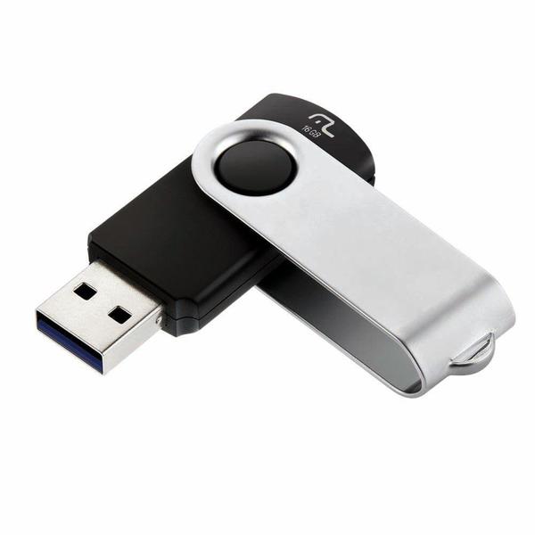 Imagem de Pen Drive Multilaser Twist 16GB, USB 3.0, Preto - PD988